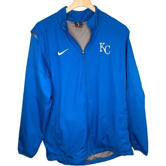 Nike | Therma-Fit MLB Kansas City Royals Full Zip Dugout Jacket Size L | EUC - Picture 3 of 15